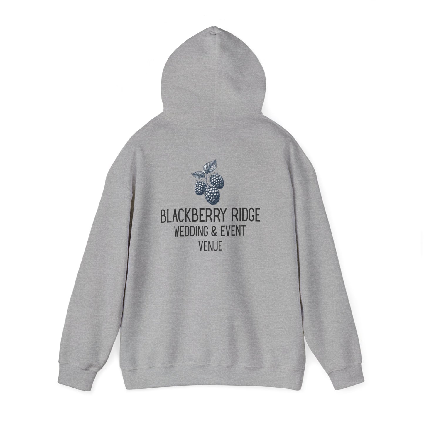 Blackberry Ridge Wedding Venue Hoodie — Personalized 'Ashley' Event Staff Sweatshirt