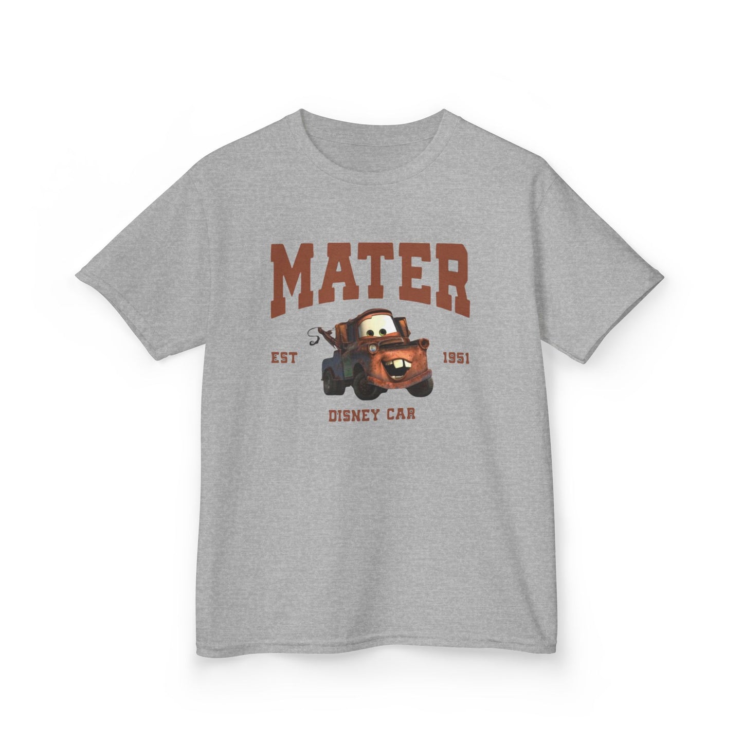 Kids Tee — "Mater" Disney Cars Graphic T-Shirt